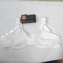 Load image into Gallery viewer, Bali Breathe Lace Underwire Bra, 2-Ply Modal Bra, Convertible, White Lace, 42D
