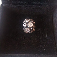 Load image into Gallery viewer, Pandora Oxidized MOONSCAPE Charm 790236CZ RARE Retired Mars AL…
