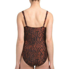 Load image into Gallery viewer, Nip Tuck Bronze Animal Joanne One Piece Swimsuit, Size 8

