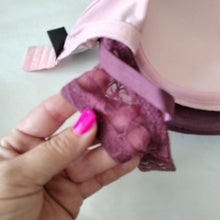 Load image into Gallery viewer, Icy Hot Lingerie Underwire Bras, Set of 2, Blush + Plum, size 38D
