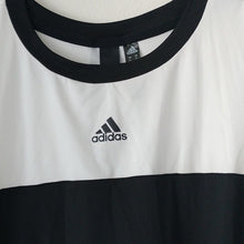 Load image into Gallery viewer, Adidas Women&#39;s BTS Black and White Sleeveless Tank Top, Size XL
