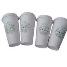 Load image into Gallery viewer, Starbucks Earth Day Green Reusable Hot Drink Cups, 16 oz., set of 4
