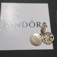 Load image into Gallery viewer, Pandora  Sterling Silver Dazzling Wishes Dangle Charm w/ Clear Zirconia 797531cz
