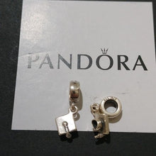 Load image into Gallery viewer, PANDORA Silver Hanging GRADUATION Hat/Cap Dangle Charm 790270, Set of 2
