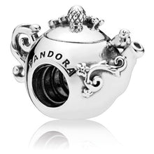 Load image into Gallery viewer, Pandora Sterling Silver Enchanted Tea Pot Charm with Clear Zirconia 797065cz
