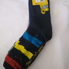 Load image into Gallery viewer, Men's Simpsons Socks, 3 pair: Homer, Bart, Flanders. sized 6-12
