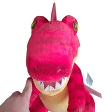 Load image into Gallery viewer, Build a Bear Red Raptor Dinosaur Plush Toy

