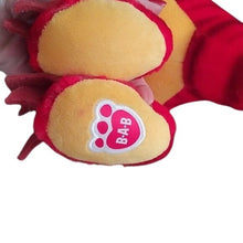 Load image into Gallery viewer, Build a Bear Red Raptor Dinosaur Plush Toy
