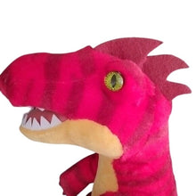 Load image into Gallery viewer, Build a Bear Red Raptor Dinosaur Plush Toy
