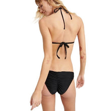 Load image into Gallery viewer, Lucky Brand Triangle Bikini Westwood Wander, Black/White, Size Large

