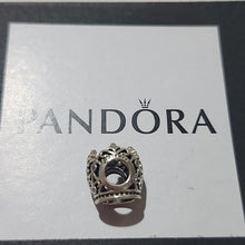 Load image into Gallery viewer, Pandora Retired Sterling Silver Disney Princess Crown Charm - 791580CZ
