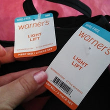 Load image into Gallery viewer, Warner's Elements of Bliss Light Lift Wire Free bras, Set 2, size 36B
