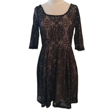 Load image into Gallery viewer, Betsey Johnson Black Lace Dress,  size 6
