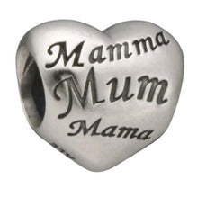 Load image into Gallery viewer, Pandora Mother's Love Heart Charm 791112 Sterling Silver
