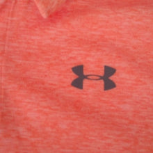 Load image into Gallery viewer, Under Armour Tour Tips Polo, Papaya Light Heather, Youth Large
