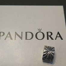Load image into Gallery viewer, Pandora Sterling Silver Starburst Clip Charm 790210
