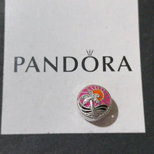 Load image into Gallery viewer, Pandora Retired Sterling Silver Tropical Sunset Palm Tree Charm 792116ENMX
