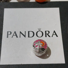Load image into Gallery viewer, Pandora Retired Sterling Silver Tropical Sunset Palm Tree Charm 792116ENMX
