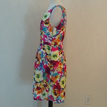Load image into Gallery viewer, R&amp;K Originals Floral V neck Party Dress, Multicolor, size 8
