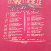 Load image into Gallery viewer, Men's Brick Red Hendrix Motorsports 24 Jeff Gordon Tee 2015, size Large
