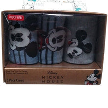 Load image into Gallery viewer, Boxed Disney Mickey + Friends Size 6-12 socks, 6 pairs

