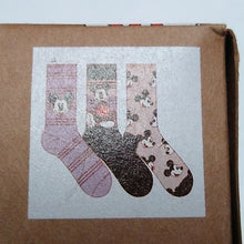 Load image into Gallery viewer, Boxed Disney Mickey + Friends Size 6-12 socks, 6 pairs
