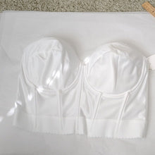 Load image into Gallery viewer, Dominique Women's Strapless Backless Bra, Noemi, White, size 42D
