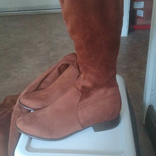 Load image into Gallery viewer, a new day Sidney Microsuede Cognac Over the Knee Boots, Size 8.5
