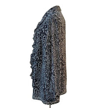 Load image into Gallery viewer, Avenue Animal Print Ruffle Blouse,  Size 26/28
