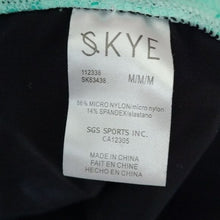 Load image into Gallery viewer, SKYE VIVI BLACK MID WAIST FOLD OVER BIKINI BOTTOM, Medium
