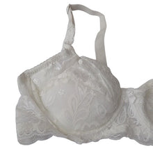 Load image into Gallery viewer, GYCL Ultrathin Underwire Push Up 3/4 Lace Bra, White,size Small 34B
