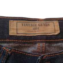 Load image into Gallery viewer, Vintage Genes 1891 Dark Denim Tapered Jeans, size  30x30
