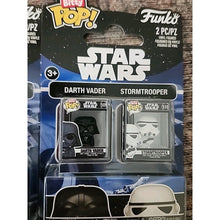 Load image into Gallery viewer, Funko Bitty Pop!: Star Wars - 2x 2pack Princess Leia R2-D2 Vader Stormtrooper
