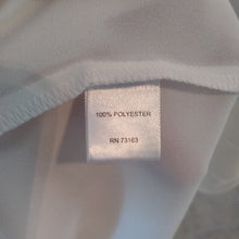 Load image into Gallery viewer, Investments Career Black/White Tie Front Blouse, Size Medium
