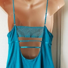 Load image into Gallery viewer, Victoria's Secret Black &amp; Emerald Modal Nightgowns, Medium
