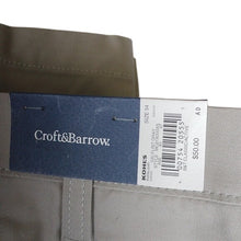 Load image into Gallery viewer, Croft &amp; Barrow Classic Fit Easy Care Flat Front 9"  Shorts, Flint Gray, Size 54
