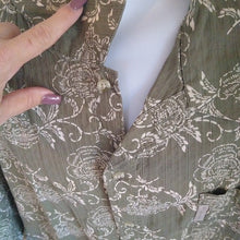 Load image into Gallery viewer, Columbia Textured Floral Shirt Sleeve Shirt, Sage Green, size 4XB 4XL
