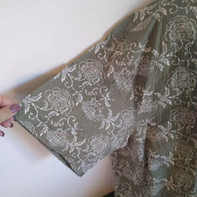 Load image into Gallery viewer, Columbia Textured Floral Shirt Sleeve Shirt, Sage Green, size 4XB 4XL
