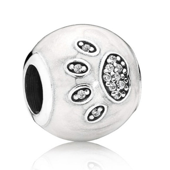 Pandora Retired Sterling Silver I Love My Pets Dog or Cat Animal Charm 791712cz