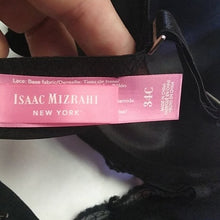 Load image into Gallery viewer, Isaac Mizrahi Push-Up Strapless Convertible Bra, Black. 34C
