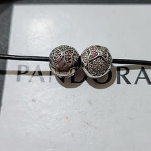 Load image into Gallery viewer, Pandora Sterling Silver Minnie Mouse Disney Clips w/ Pave CZs Set Of 2 791450cz
