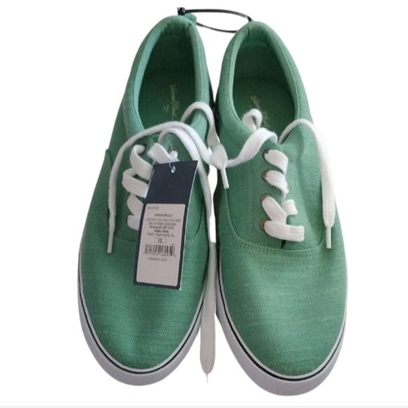 Universal Thread Women's Vulcanized Molly Sneakers, Green, size 12