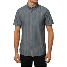 Load image into Gallery viewer, O'Neill Slausen Short Sleeved Button Down Shirt, Navy, size XL
