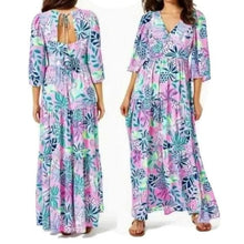 Load image into Gallery viewer, Lilly Pulitzer Rease Maxi Dress, Lilac Rose, Chica Ticas, Size 14
