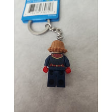 Load image into Gallery viewer, LEGO Marvel Avengers CAPTAIN MARVEL Minifigure 854064 Keychain - New
