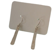 Load image into Gallery viewer, Sterling Silver Bar Dangle Earrings
