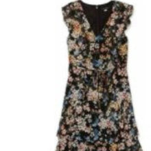 Load image into Gallery viewer, Tommy Hilfiger Hummingbird Garden Dress, Black, size 8
