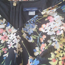 Load image into Gallery viewer, Tommy Hilfiger Hummingbird Garden Dress, Black, size 8
