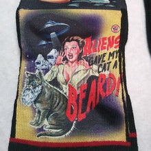 Load image into Gallery viewer, Good Luck Socks B-Movie Zombies Horror 2 Pair Adult  Size 5-9
