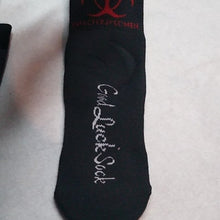 Load image into Gallery viewer, Good Luck Socks B-Movie Zombies Horror 2 Pair Adult  Size 5-9
